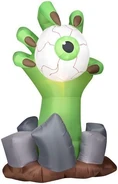 Giant Green Hand with Eyeball