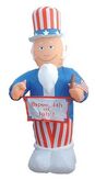 Uncle Sam w/ patriotic banner