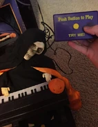 Figurine Animée Gemmy – Faucheuse à L’orgue – 1995 – Halloween – Avec Boîte