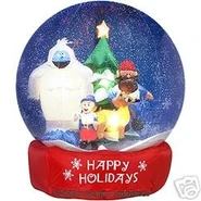 7ft Rudolph & Friends Scene