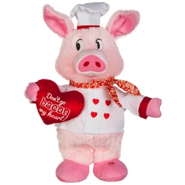 Dancing Valentine Chef Pig