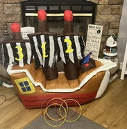 Pirate Ship Ring Toss Game
