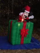 Christmas Pop-up Mickey & Minnie Mouse in Present (Mickey)