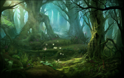 Background Forest of Thorns