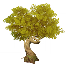 Árbol nudoso de hojas amarillas | Wiki Genshin Impact | Fandom
