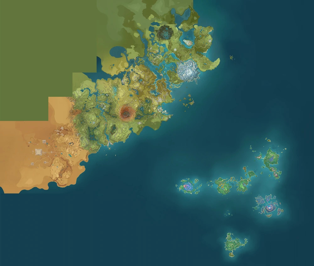 Геншин импакт карта 4.4. Карта тейвата Геншин Импакт. Полная карта Genshin Impact. Полная карта тейвата Genshin Impact.