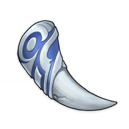 Objeto Colmillo roto de lobo boreal