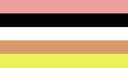 Alternative girlflux flag by isappho on Tumblr.