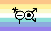 Genderfaun Flag + Symbol