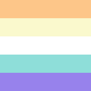 Simplified Genderfaun Flag by Tumblr user libragender[4]