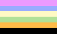 Alternative genderfluid flag by poly3-culture-is on Tumblr. [Citation needed]