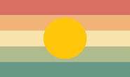 "Sunshine" transmasculine flag by Tumblr user llamahologram[29]