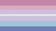 An alternate bigenderflux flag by DancerWithAutism