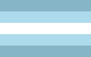 Alternate transmasculine flag by Reddit user greaserpup[50]