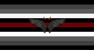 Alternative daimogender flag by mossyfaeboy on Reddit.