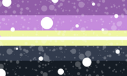 Speckleblurnon-binary flag by Fandom user LavenderTheSand-Rain[1]