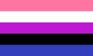 Genderfluid flag by lostinthoughtspaceandfantasies on Tumblr. [25]