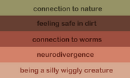Alternate Wormgender Flag with Meanings by Tumblr user forestquills[3]
