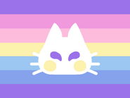 Alternate Inclusive Catgender Flag by Fandom user Snotdrips[4]
