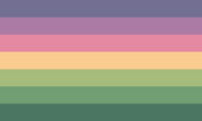 The alternative xevetrine flag with horizontal stripes