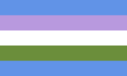 Alternative demiboy flag made by unknown.