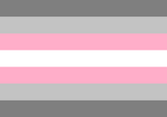 Demigirl flag by transrants on Tumblr[13][14].