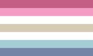 Alternative genderflux flag by frightfulfangz on Tumblr.