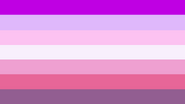 Alternative demigirl flag by azeythegoat on Twitter[16][12].