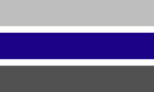 Graygender pride flag