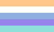 Alternate Genderfaun Flag by (Exclusionist) Twitter user Strwbryfemme[5][6]