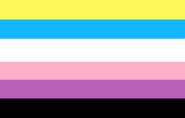 Nonbinaryflux flag by NovaReyes on Gender Wiki on 2017 [3]