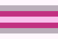 Alternative hemigirlflux flag by BitzOfPuzzelPeices on Gender Wiki.