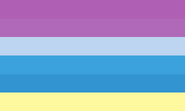 Colored Pencil Genderflux Flag