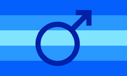 Trans man flag