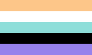 Alternate Genderfaun Flag in the Genderfluid Flag's Style by Tumblr user neopronouns[7]