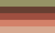 Second Alternate Wormgender Flag (Particularly for the Neurogender Version) by Tumblr user forestquills[3]