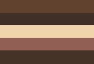 Alternate darkchocogender flag by Xenogender_Otd