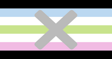 Agender X Alternate Flag