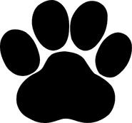 Pawpad symbol used on flag
