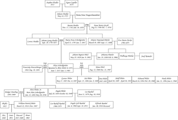 Hitler family tree