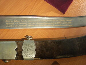 Plevna sword