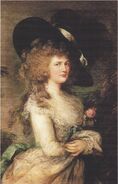 The Duchess of Devonshire by Thomas Gainsborough, 1787. From the Devonshire Collection.