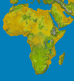 Topography of africa