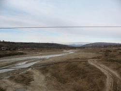 The Râmnicul Sărat River in Dumitrești