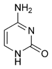 Cytosine chemical structure