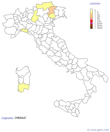 Chissalè (origine cognome)