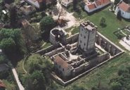 Nagyvázsony - Castle from above