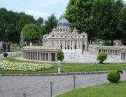 Minimundus Model St Peter's basilica