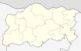 Blank Map Pleven Province