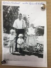 Herb Turner with grandchildren